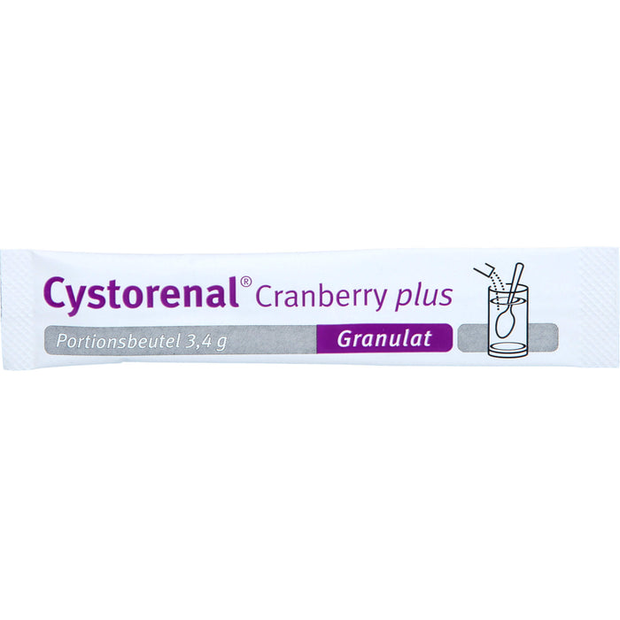 QUIRIS Cystorenal Cranberry plus Pulver für eine gesunde und starke Blase, mit Kürbiskernextrakt, Vitamin B2 und C, 20 St. Beutel