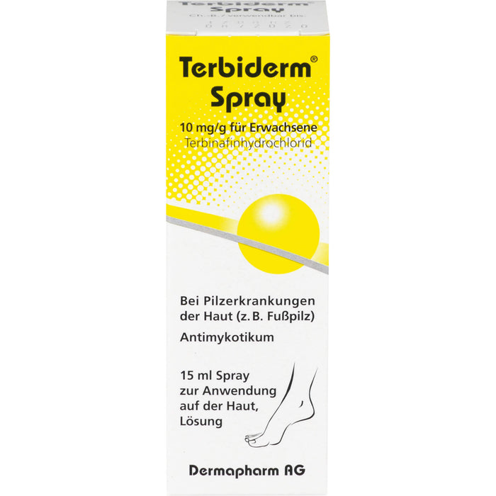 Terbiderm Spray, 10 mg/g für Erwachsene, 15 ml Solution