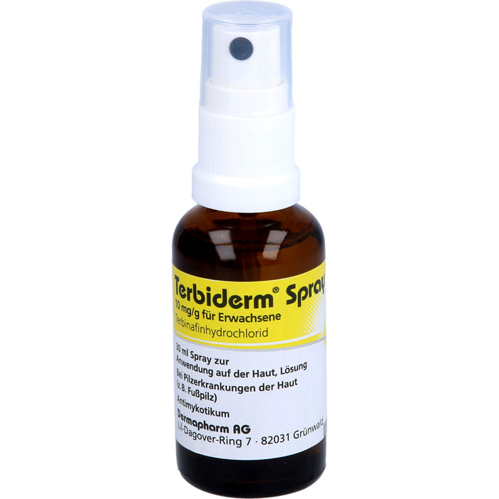 Terbiderm Spray bei Pilzerkrankungen der Haut, 30 ml Solution