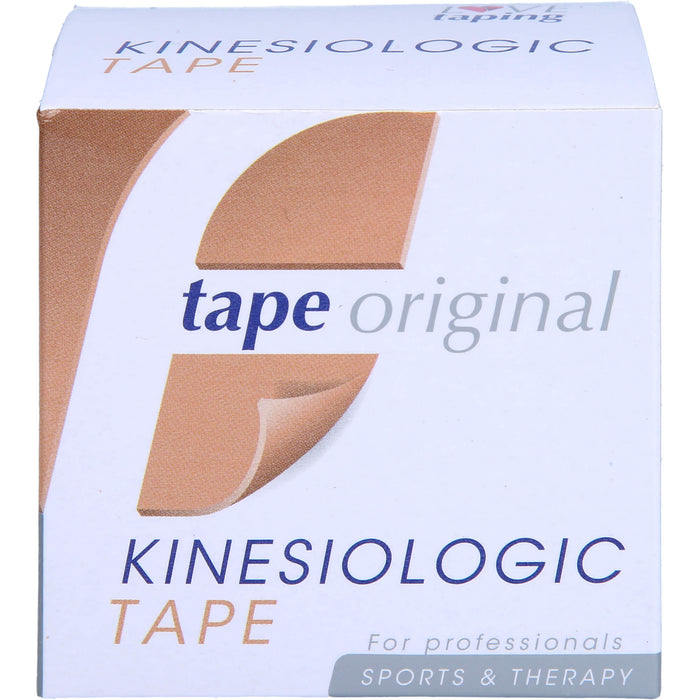 KINESIOLOGIC tape original beige 5 m x 5 cm, 1 pc Volume