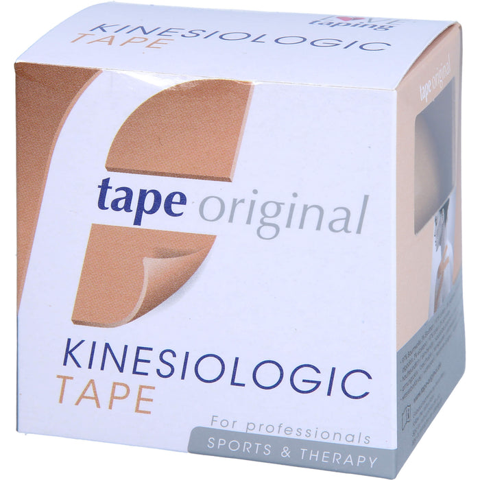 KINESIOLOGIC tape original beige 5 m x 5 cm, 1 pc Volume