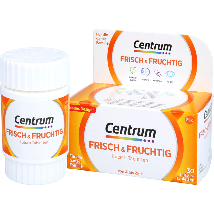 Centrum frisch & fruchtig Tabletten, 30 pc Tablettes