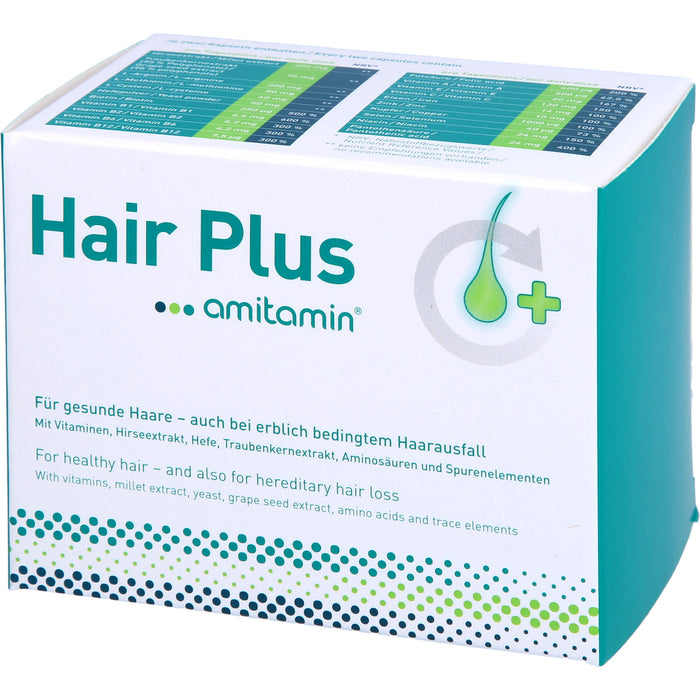 amitamin Hair Plus Kapseln für gesunde Haare, 60 pcs. Capsules