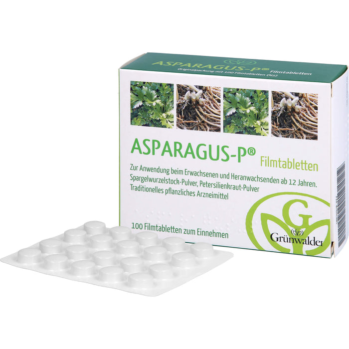 Asparagus P Filmtabletten zur Unterstützung der Nierenfunktion, 100 St. Tabletten