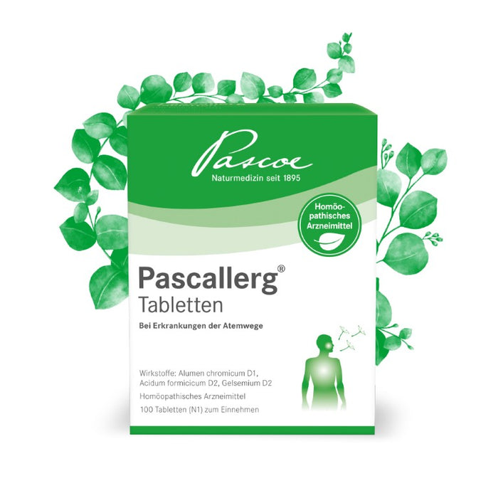 Pascallerg Tabletten  bei Erkrankungen der Atemwege, 100 pc Tablettes