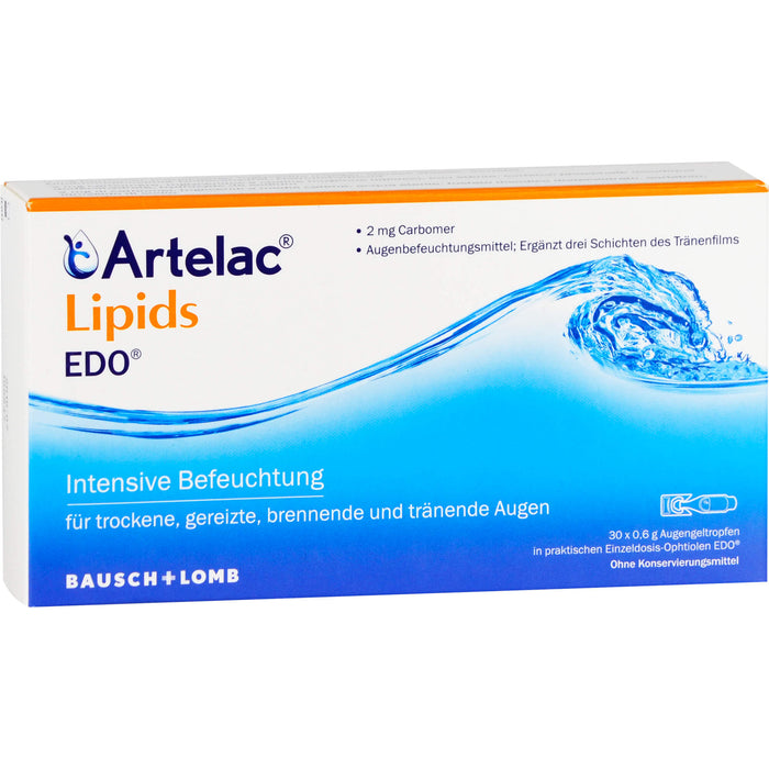 Artelac Lipids EDO, 30 pcs. Single-dose pipettes