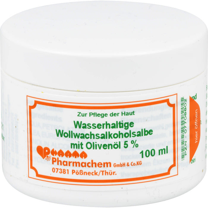 Wollwachsalkoholsalbe wasserhaltig mit Olivenöl 5%, 100 g Ointment