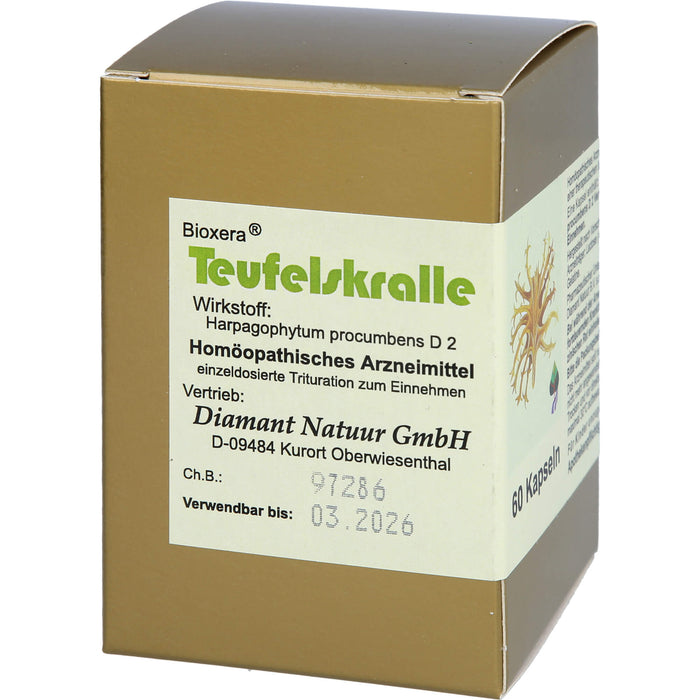 Teufelskralle Diamant Natuur Kaps., 60 St KAP