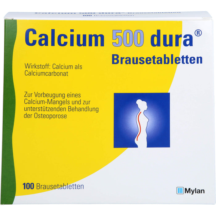 Calcium 500 dura Brausetabletten, 100 pc Tablettes