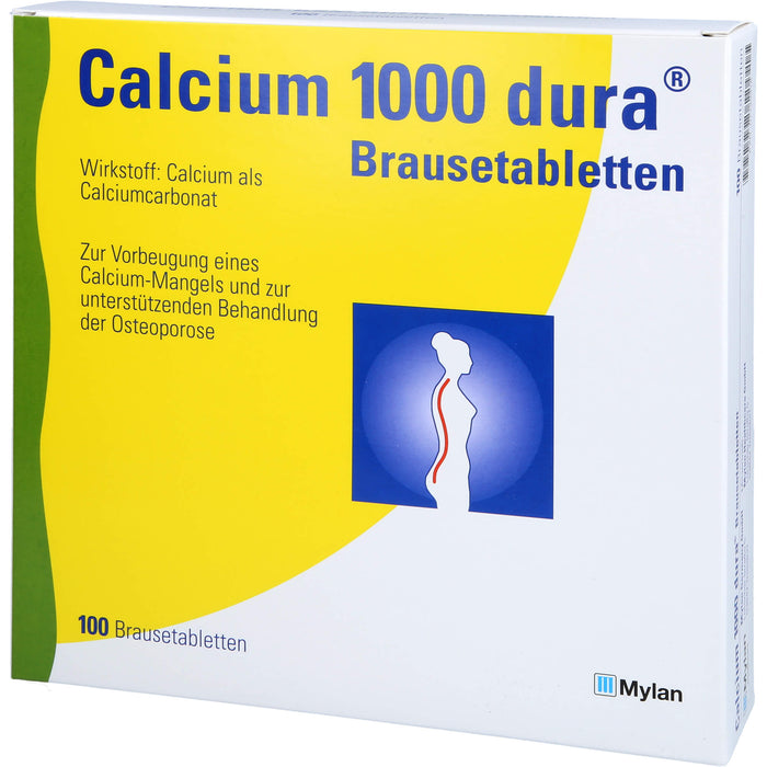 Calcium 1000 dura Brausetabletten, 100 St BTA