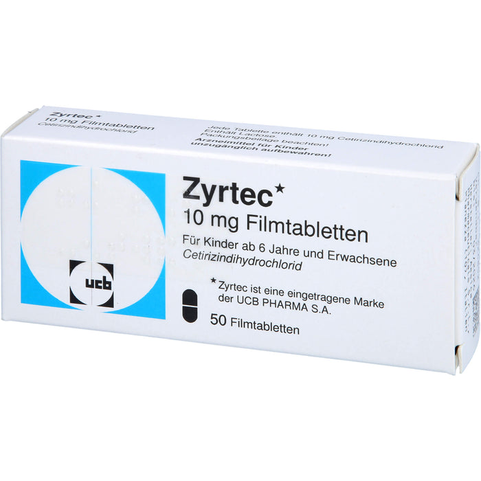 ZYRTEC Filmtabletten Antiallergikum, 50 pc Tablettes