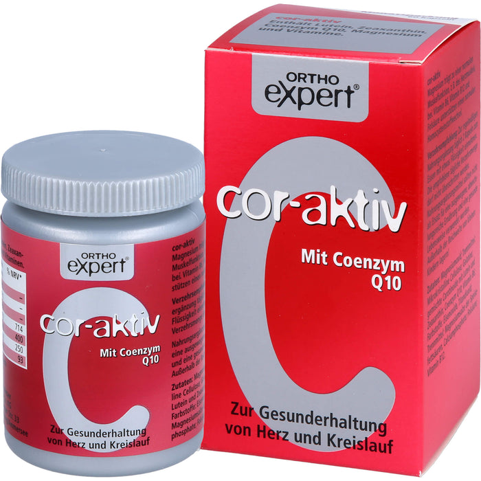 Orthoexpert cor-aktiv Kapseln zur Gesunderhaltung von Herz und Kreislauf, 60 pcs. Capsules