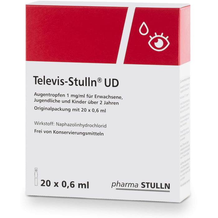 Televis-Stulln UD Augentropfen, 20 pcs. Single-dose pipettes