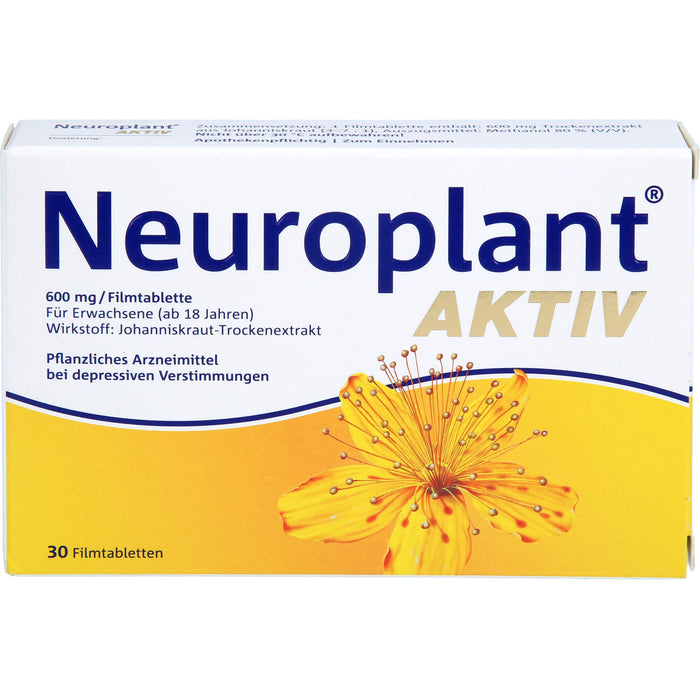 Neuroplant AKTIV Filmtabletten bei depressiven Verstimmungen, 30 St. Tabletten