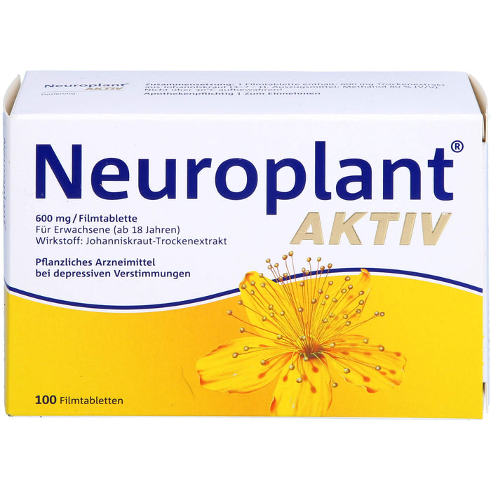 Neuroplant aktiv Filmtabletten bei depressiven Verstimmungen, 100 pcs. Tablets