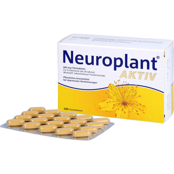 Neuroplant aktiv Filmtabletten bei depressiven Verstimmungen, 100 pc Tablettes