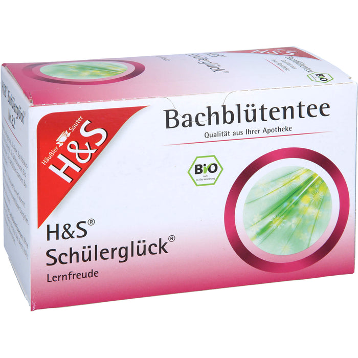 H&S Bachblütentee Schülerglück, 20 pc Sac filtrant