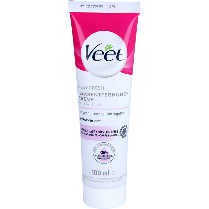 Veet Haarentfernungs-Creme Normale Haut, 100 ml Creme