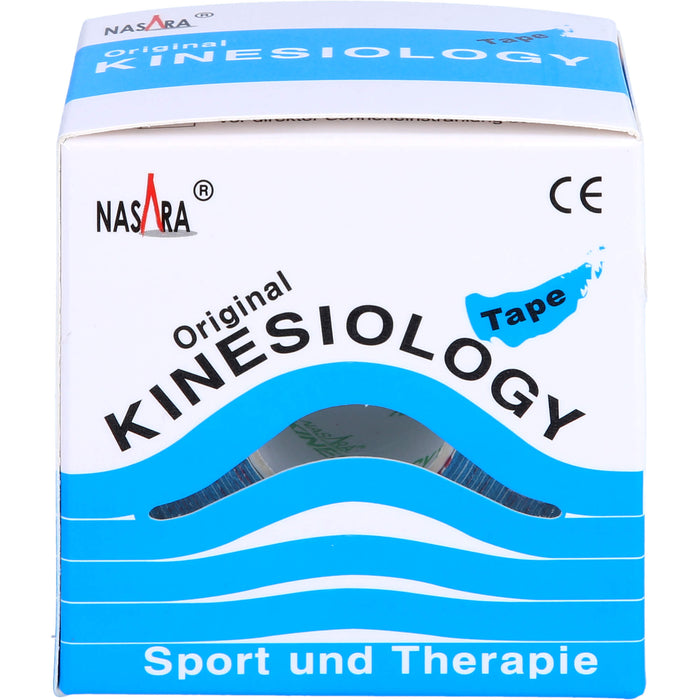 Kinesiologie Tape 5cmx5m blau, 1 St. Pflaster