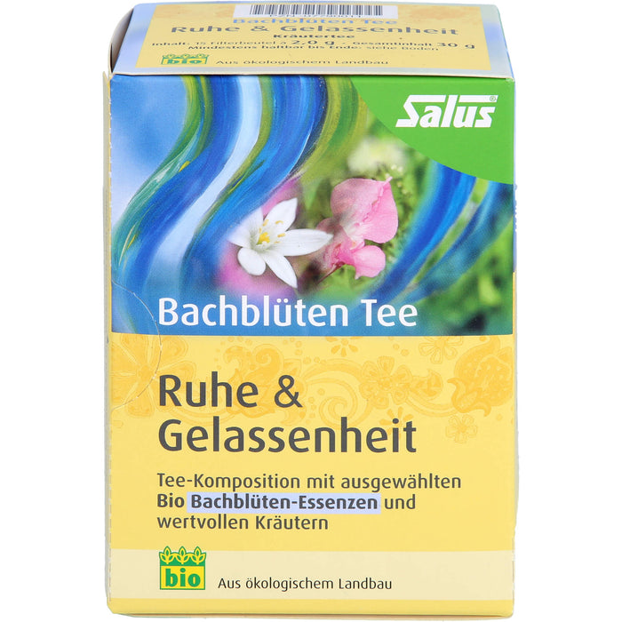 Salus Bachblüten Tee Ruhe & Gelassenheit, 15 pcs. Filter bag