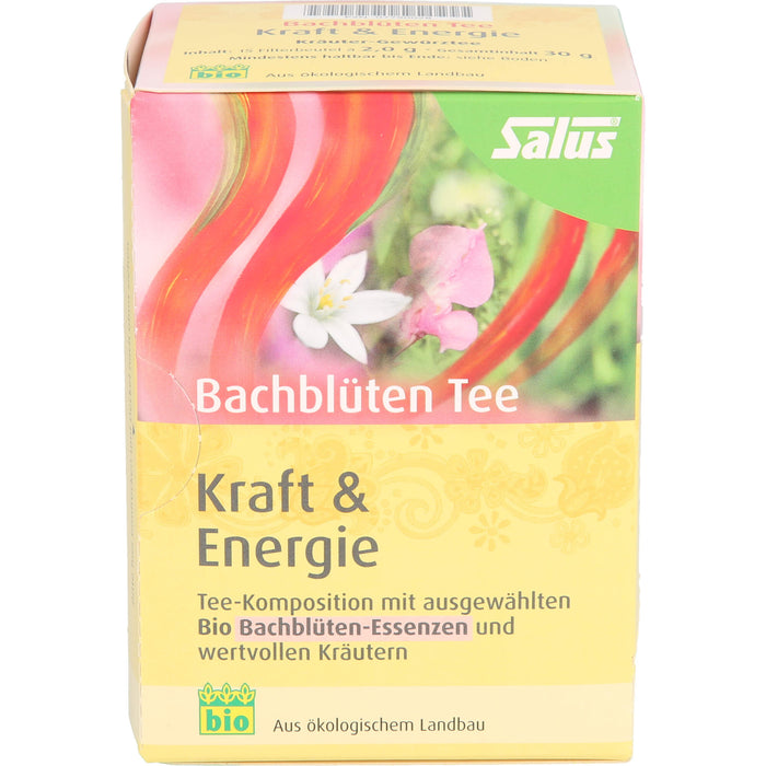 Salus Bachblüten Tee Kraft & Energie bio, 15 pcs. Filter bag