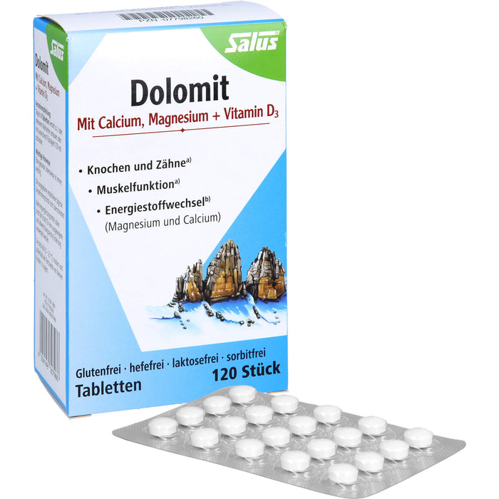 Salus Dolomit Tabletten, 120 pc Tablettes