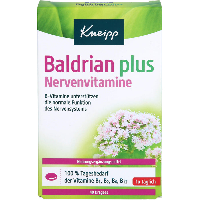 Kneipp Baldrian plus Nervenvitamine, 40 St DRA