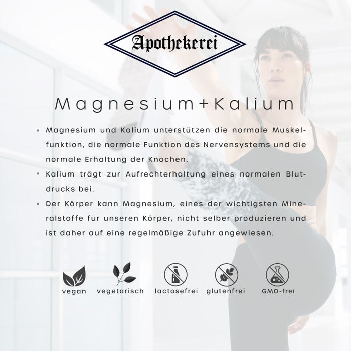 Apothekerei Magnesium + Kalium, 30 pc Capsules