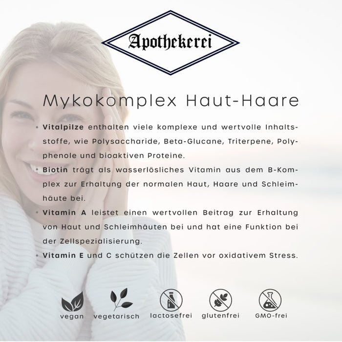 Apothekerei Mykokomplex Haut-Haare, 30 pcs. Capsules