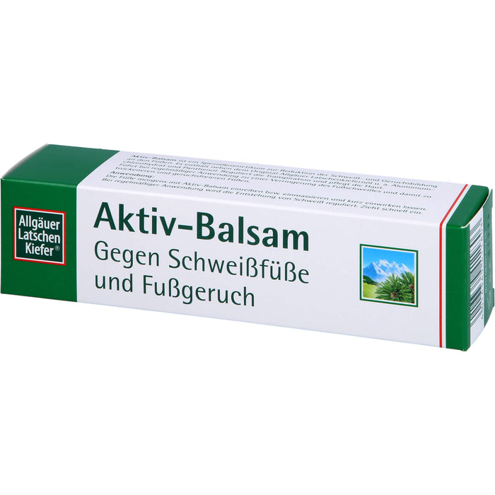 Allgäuer Latschenkiefer Aktiv-Balsam gegen Schweißfüße und Fußgeruch, 50 ml Cream