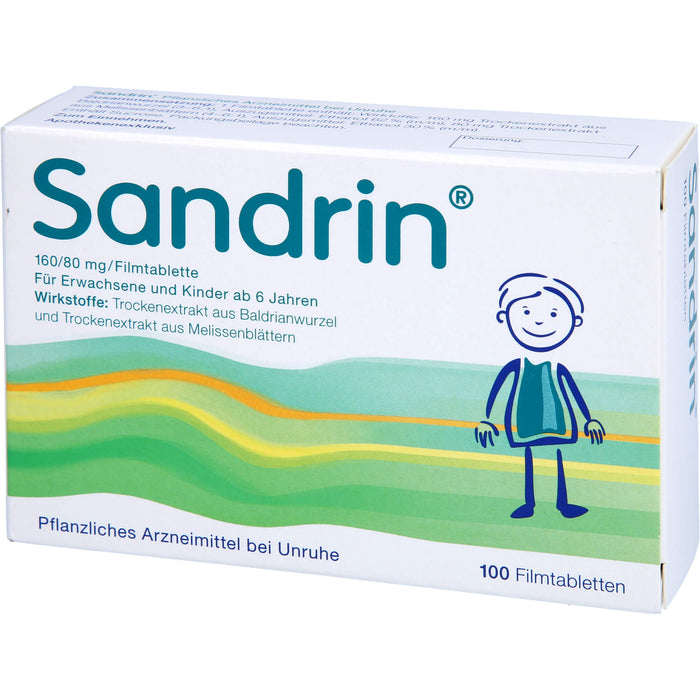 Sandrin Filmtabletten bei Unruhe, 100 St. Tabletten