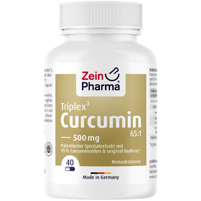 ZeinPharma Curcumin Triplex3 500 mg Kapseln, 40 St. Kapseln