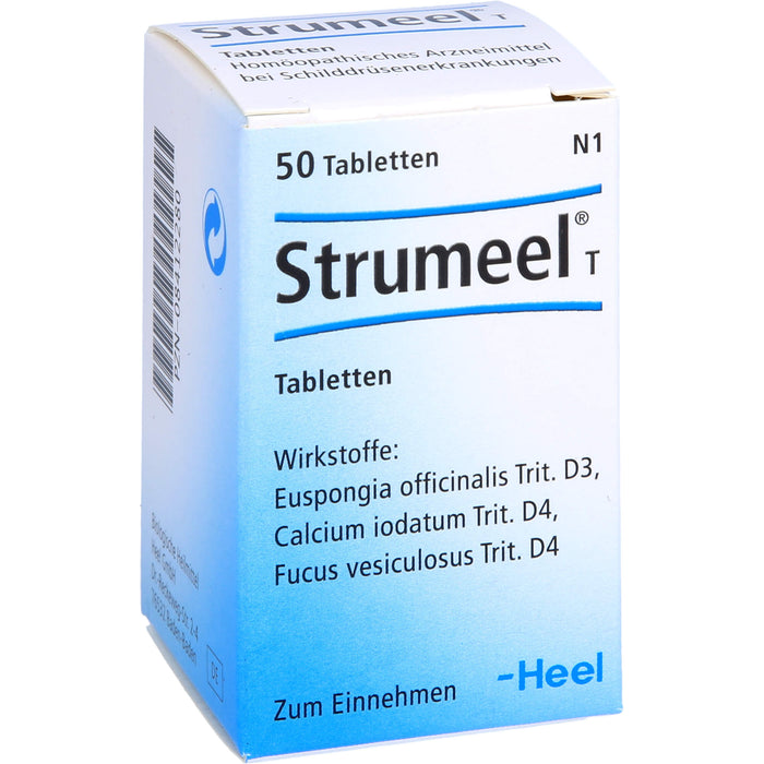 Strumeel T Tabletten bei Schilddrüsenerkrankungen, 50 pcs. Tablets