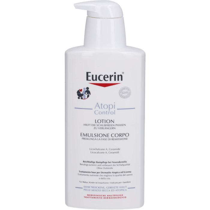 Eucerin Atopi Control Lotion Hautpflege bei Neurodermitis, 400 ml Lotion