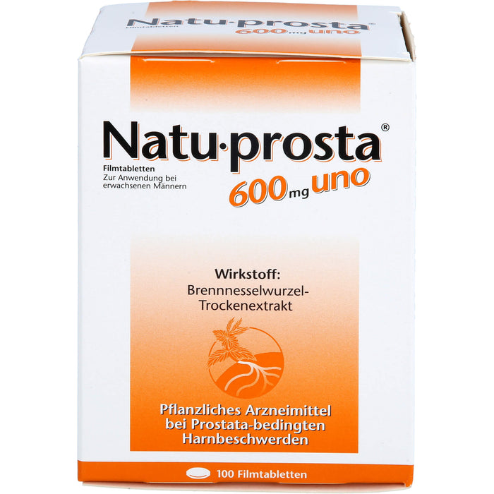 Natu-prosta 600 mg uno Filmtabletten bei Prostata Erkrankungen, 100 pcs. Tablets