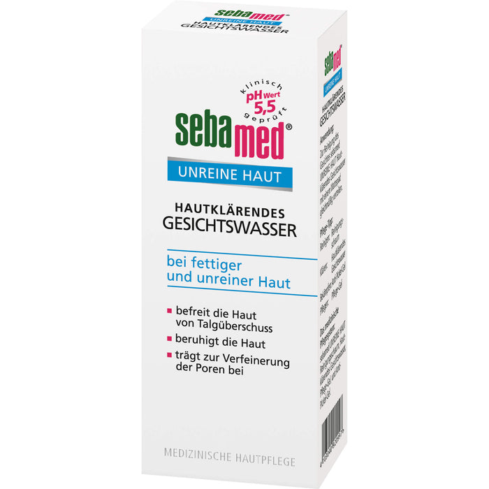 SEBAMED Unreine Haut hautklärendes Gesichtswasser, 200 ml Lösung