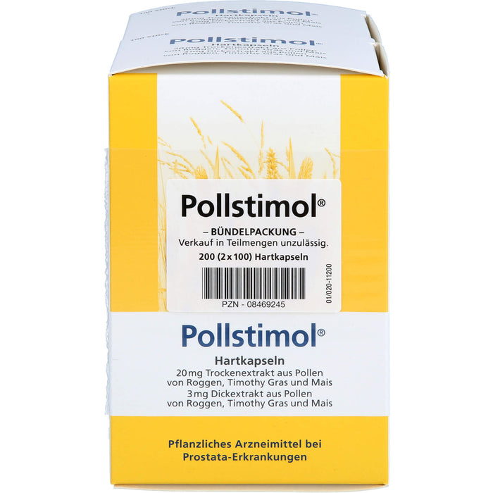 Pollstimol Hartkapseln bei Prostata-Erkrankungen, 200 pcs. Capsules