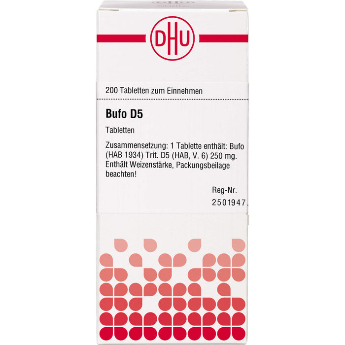 Bufo D5 DHU Tabletten, 200 St. Tabletten