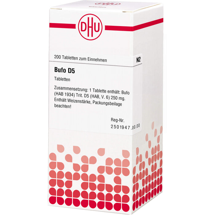 Bufo D5 DHU Tabletten, 200 St. Tabletten