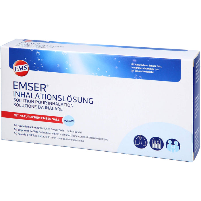 EMSER Inhalationslösung, 20 pc Ampoules