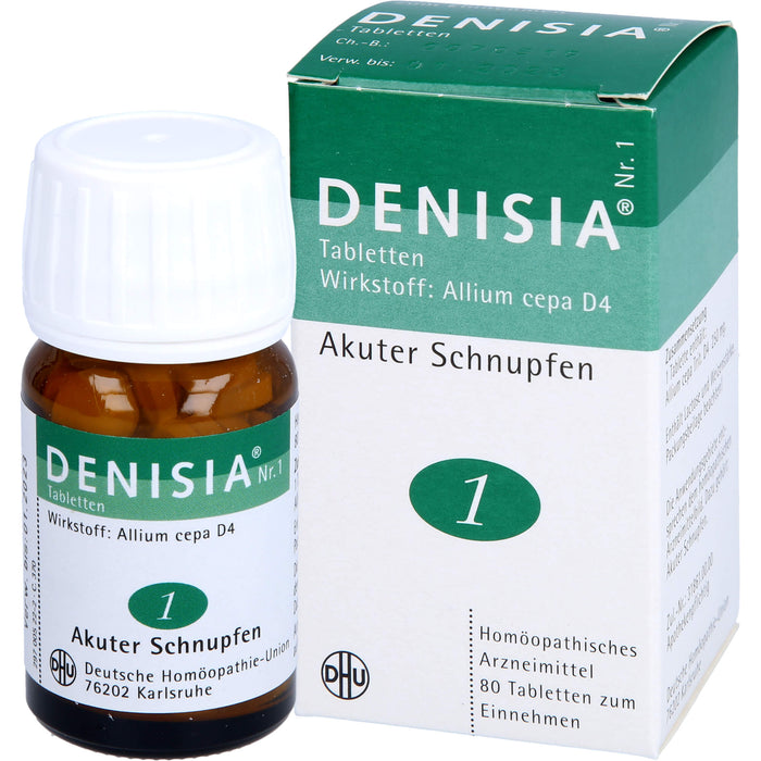 Denisia 1 Schnupfen Tabletten, 80 St. Tabletten