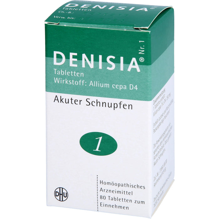 Denisia 1 Schnupfen Tabletten, 80 St. Tabletten