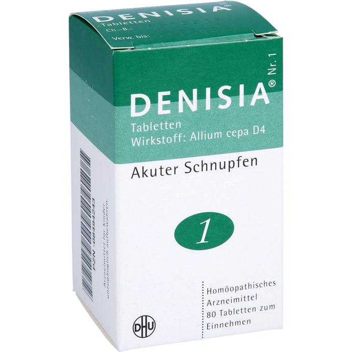 Denisia 1 Schnupfen Tabletten, 80 St. Tabletten