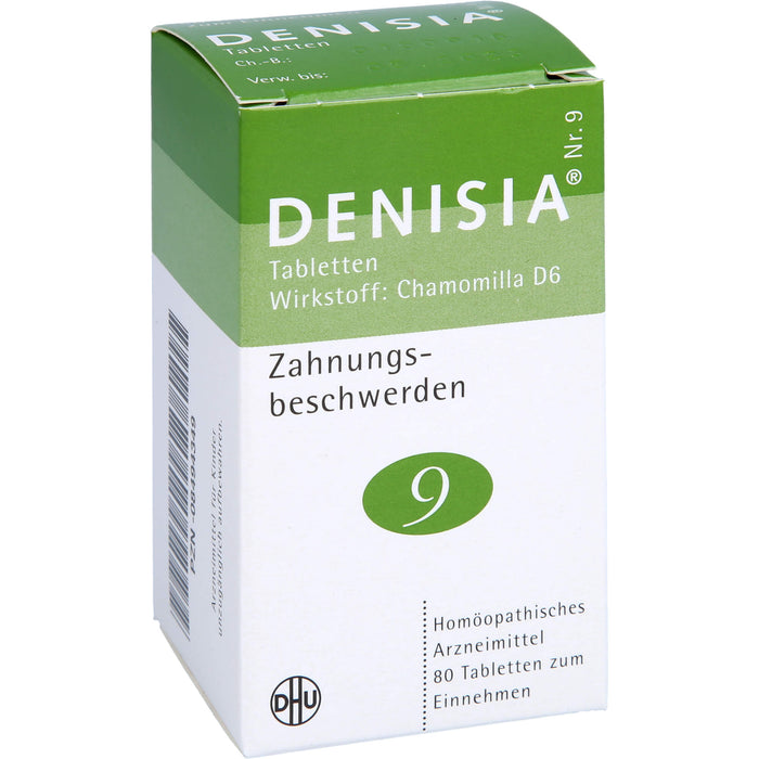 DHU DENISIA Nr. 9 Tabletten bei Zahnungsbeschwerden, 80 pcs. Tablets