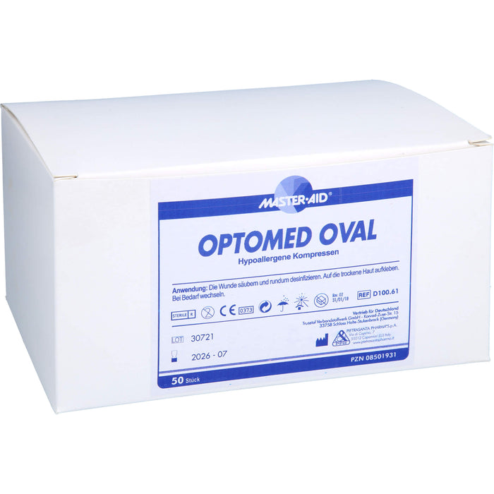 Optomed Wundverband oval, 50 St VER