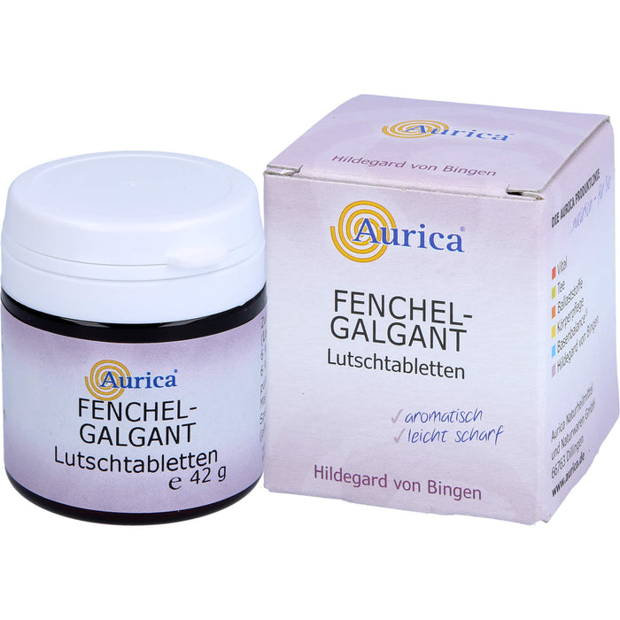 Aurica Fenchel-Galgant Lutschtabletten, 170 St. Tabletten