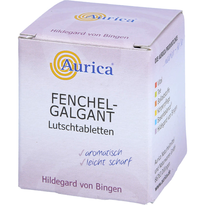 Aurica Fenchel-Galgant Lutschtabletten, 170 pc Tablettes