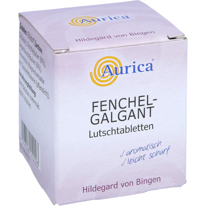 Aurica Fenchel-Galgant Lutschtabletten, 170 pc Tablettes