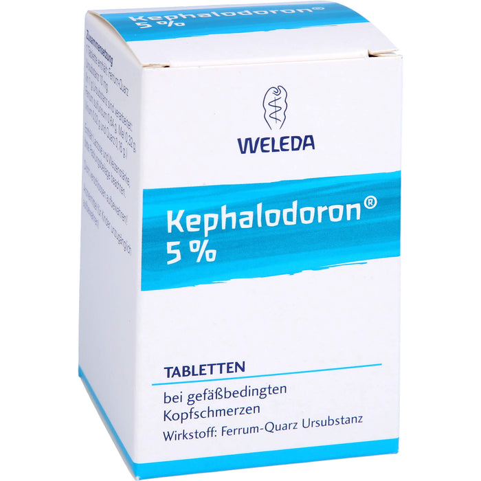 WELEDA Kephalodoron 5% Tabletten bei gefäßbedingten Kopfschmerzen, 250 pc Tablettes