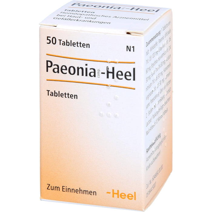 Paeonia Comp. Heel Tabletten, 50 St. Tabletten